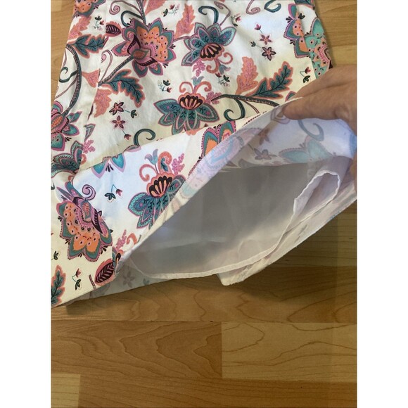 NINE WEST Size 4 Jacobean Floral Fully Lined Shift  Dress w/Pockets - Picture 6 of 11